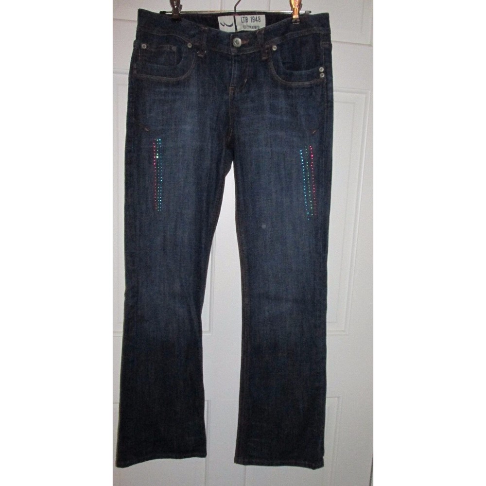 LTB 1948 Little Big Women's Embellished Low Rise Bootcut Jeans Size 30 x 32